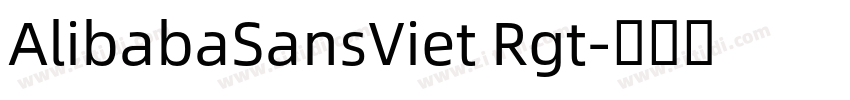 AlibabaSansViet Rgt字体转换